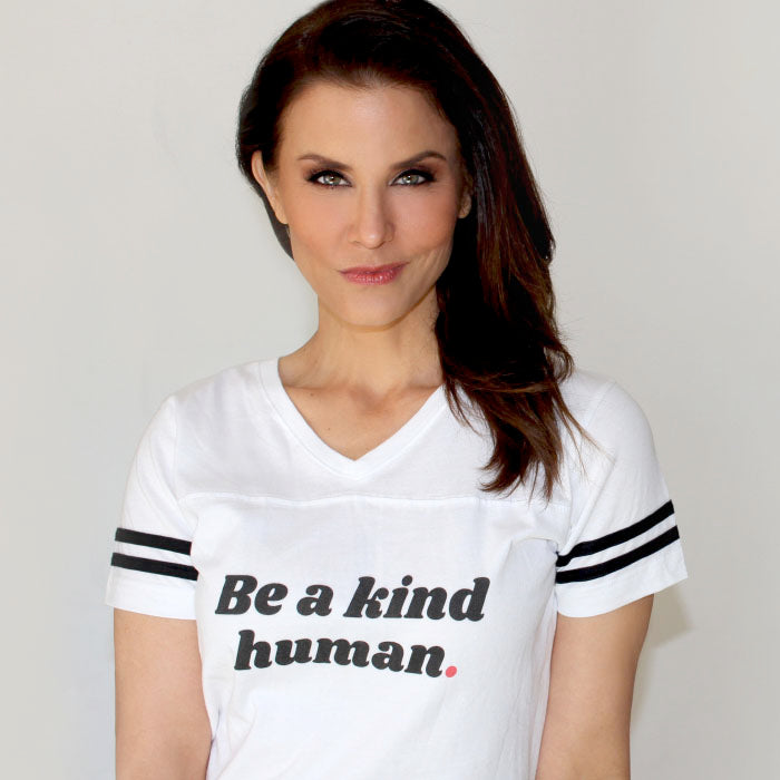 Be a kind human Women’s Vintage Sport White T-Shirt
